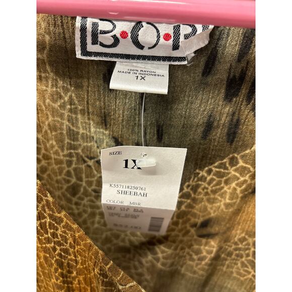 Vtg NWT BOP Jumper Long Dress/Pants Combo 1X - Picture 2 of 6